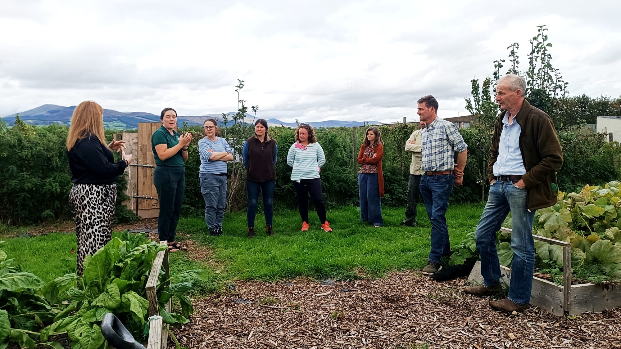 OGI Member Finance & Wellbeing Event Barnahown Vegetable Garden