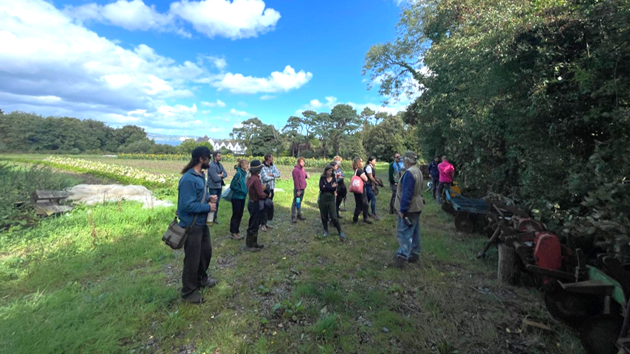 OGI visit to Helen's Bay Organic Sept 2025