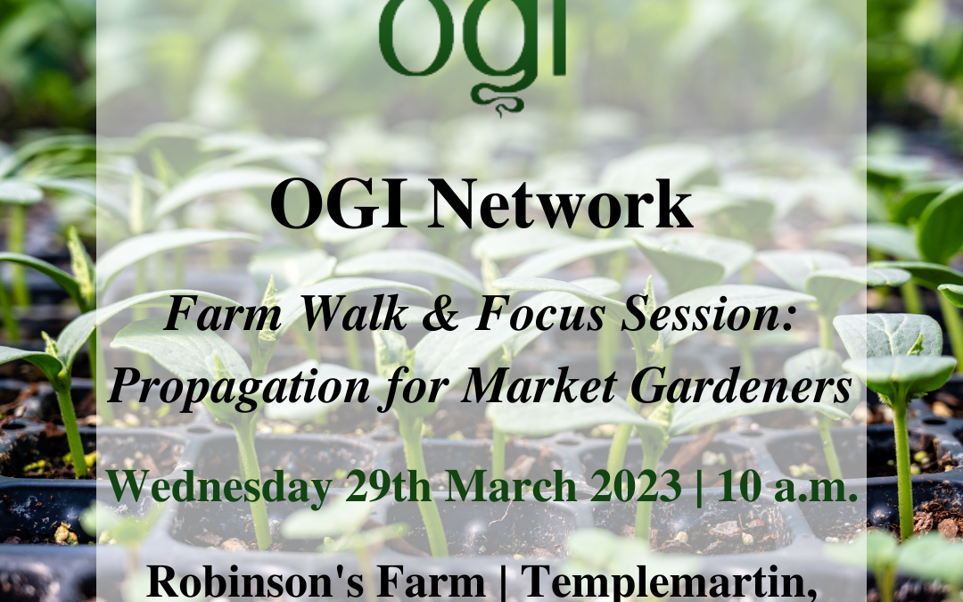 Farm Walk & Focus Session: Propagation for Market Gardeners